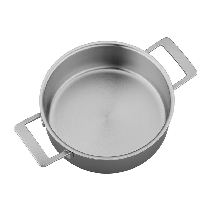 Demeyere Industry 4 qt. Stainless Steel Deep Paella Pan with Lid Wayfair